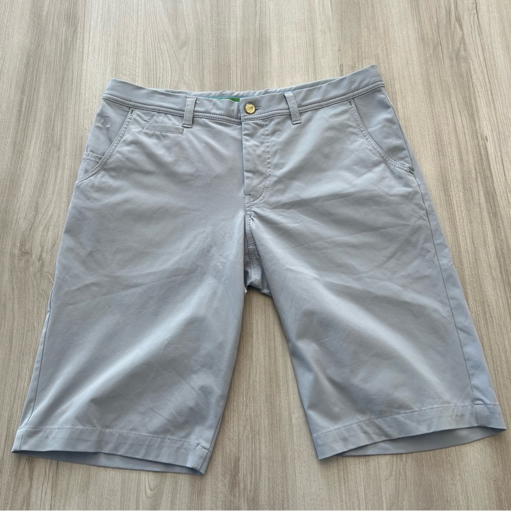 Alberto Shorts Mens 35 Modern Fit Gray Master Oeko-Tex Moisture‎ Wick Golf
